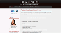 Desktop Screenshot of platinumrealestatenetworkinc.com